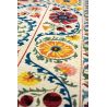Tapis de salon Suzani Origine multi détail motifs
