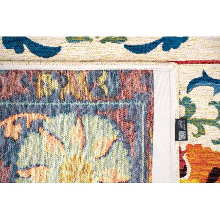 Tapis de salon Suzani Origine multi détail revetement Tapis de salon Suzani Origine multi détail revetement