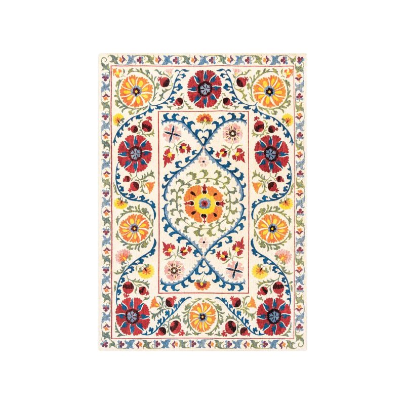 Tapis de salon Suzani Origine multi