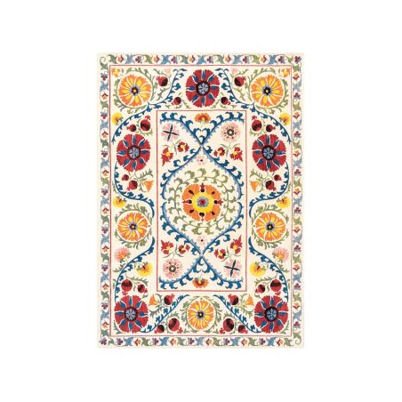 Tapis de salon Suzani Origine multi Tapis de salon Suzani Origine multi