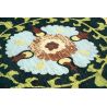 Tapis de salon Suzani Bavaria multi vert détail motif