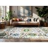 Tapis de salon Suzani Slavia multi blanc ambiance