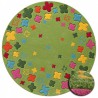 Tapis Rond pour Enfant Bloom Field Vert par Esprit Home Tapis Rond pour Enfant Bloom Field Vert par Esprit Home