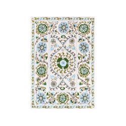 Tapis de salon Suzani Slavia multi blanc