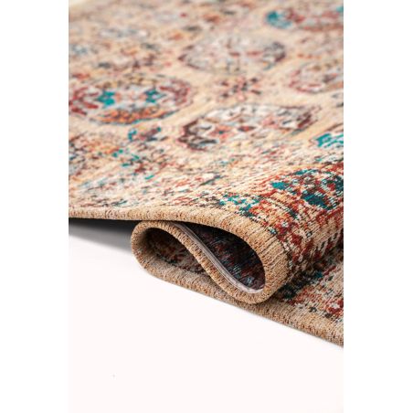 Tapis de salon Kasak Djamboul multi détail matiere Tapis de salon Kasak Djamboul multi détail matiere