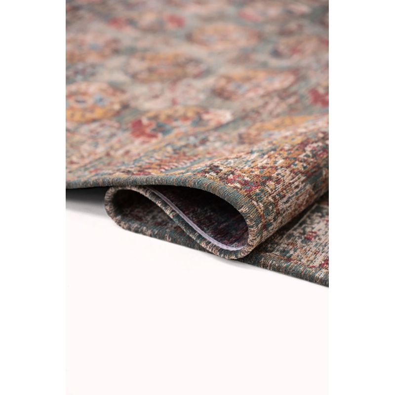 Tapis de salon Kasak Almati multi détail matiere