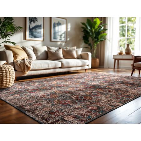 Tapis de salon Kasak Almati multi ambiance Tapis de salon Kasak Almati multi ambiance