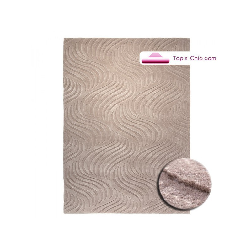 Tapis Wave Esprit Home Beige