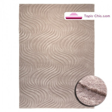 Tapis Wave Esprit Home Beige