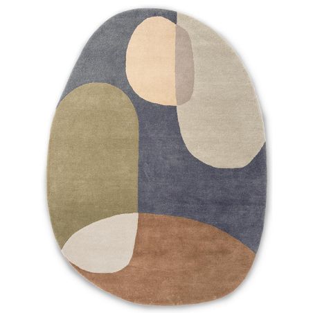 Tapis design haut de gamme forme originale pure laine automne Miller Tapis design haut de gamme forme originale pure laine automne Miller