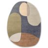 Tapis design haut de gamme forme originale pure laine automne Miller