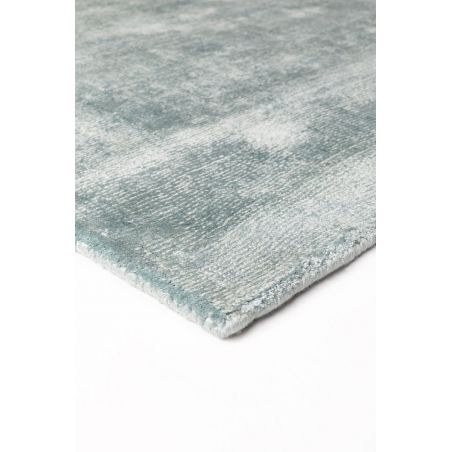 Tapis de salon prestige tissé main en viscose Current Vert Céladon Tapis de salon prestige tissé main en viscose Current Vert Céladon