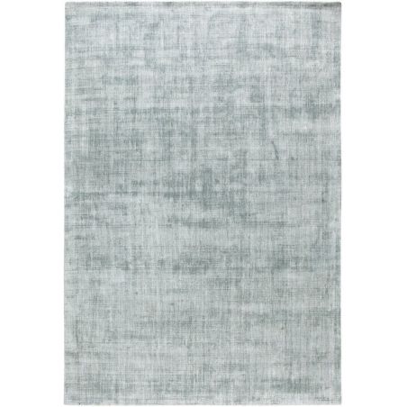 Tapis de salon prestige tissé main en viscose Current Vert Céladon Tapis de salon prestige tissé main en viscose Current Vert Céladon