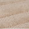 Tapis en laine beige motifs rectangle Zengarden détail matiere