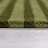 Tapis en laine vert forme originale Conway retro détail bordure