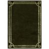 Tapis de salon laine et viscose vert Gatsby