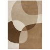 Tapis de salon pure laine beige multi Glow