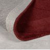 Tapis rond en laine moderne rouge Shard détail revetement