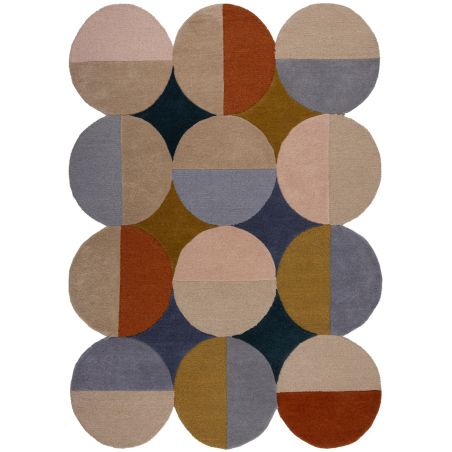 tapis de salon en laine multicolore Abstract Mia tapis de salon en laine multicolore Abstract Mia