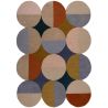 tapis de salon en laine multicolore Abstract Mia