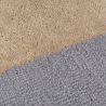 tapis de salon en laine beige multicolore Abstract Mia détail matiere