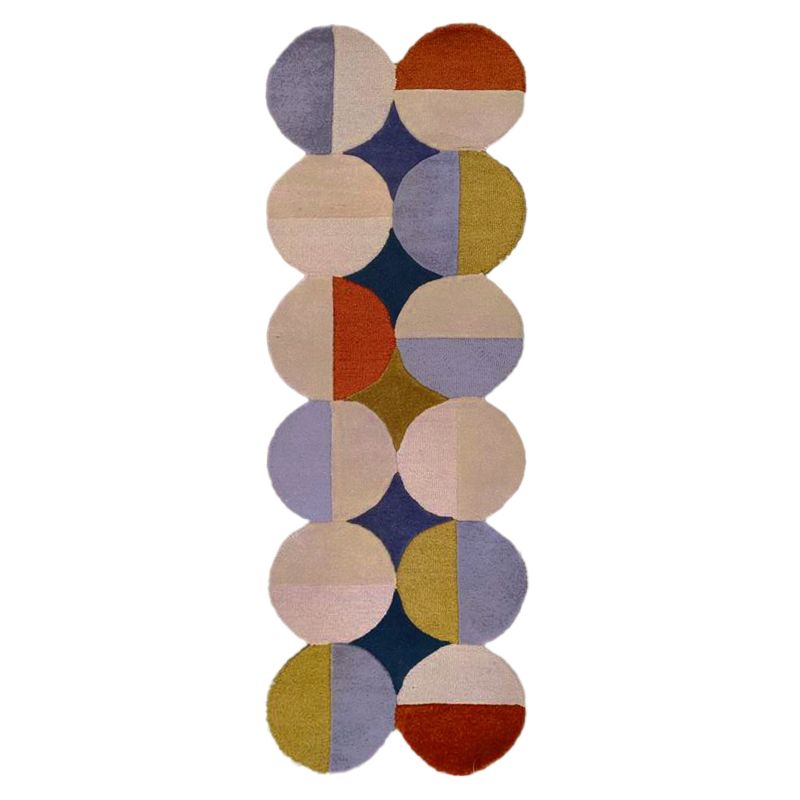 tapis de couloir en laine multicolore Abstract Mia