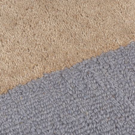 tapis de couloir en laine beige multicolore Abstract Mia détail matiere tapis de couloir en laine beige multicolore Abstract Mia détail matiere