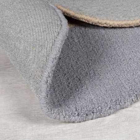 tapis de couloir en laine beige multicolore Abstract Mia détail revetement tapis de couloir en laine beige multicolore Abstract Mia détail revetement