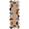 copy oftapis de couloir en laine multicolore Abstract Mia Frame