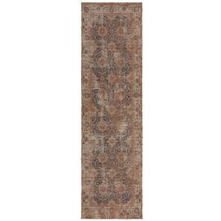 Tapis en jute naturel motifs traditionnels multicolores Miley Tapis en jute naturel motifs traditionnels multicolores Miley