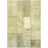 Tapis Patchwork Kilim Up-Cycle Beige par Angelo Tapis Patchwork Kilim Up-Cycle Beige par Angelo