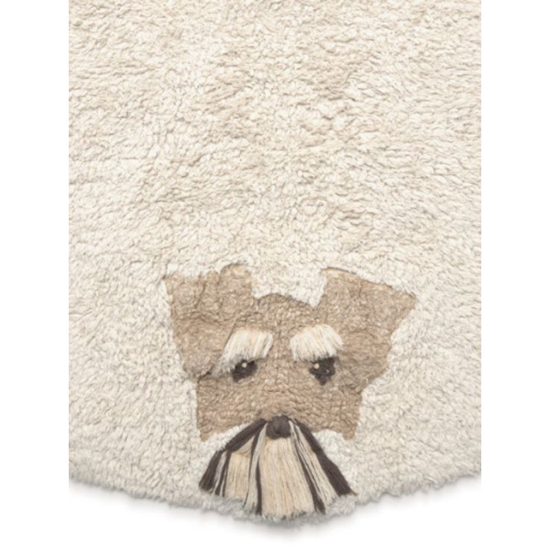 Tapis Enfant Rond lavable en machine Chiens
