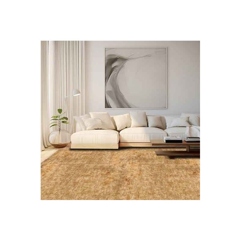 Tapis sur Mesure Rond Camel Budapeste salon
