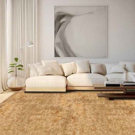 Tapis sur Mesure Rond Camel Budapeste salon Tapis sur Mesure Rond Camel Budapeste salon