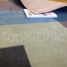 Tapis de salon dans les tons bleus