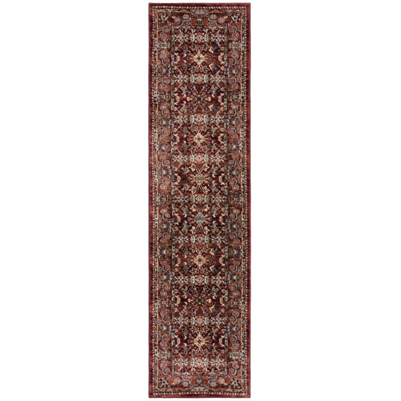 Tapis de salon à motifs persans rouge Sandford RUNNER