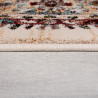 Tapis de couloir à motifs persans beige Sandford épaisseur