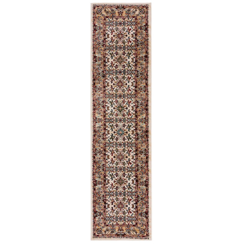 Tapis de salon à motifs persans beige Sandford RUNNER