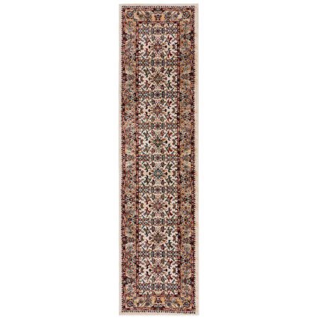 Tapis de salon à motifs persans beige Sandford RUNNER