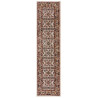Tapis de salon à motifs persans beige Sandford RUNNER