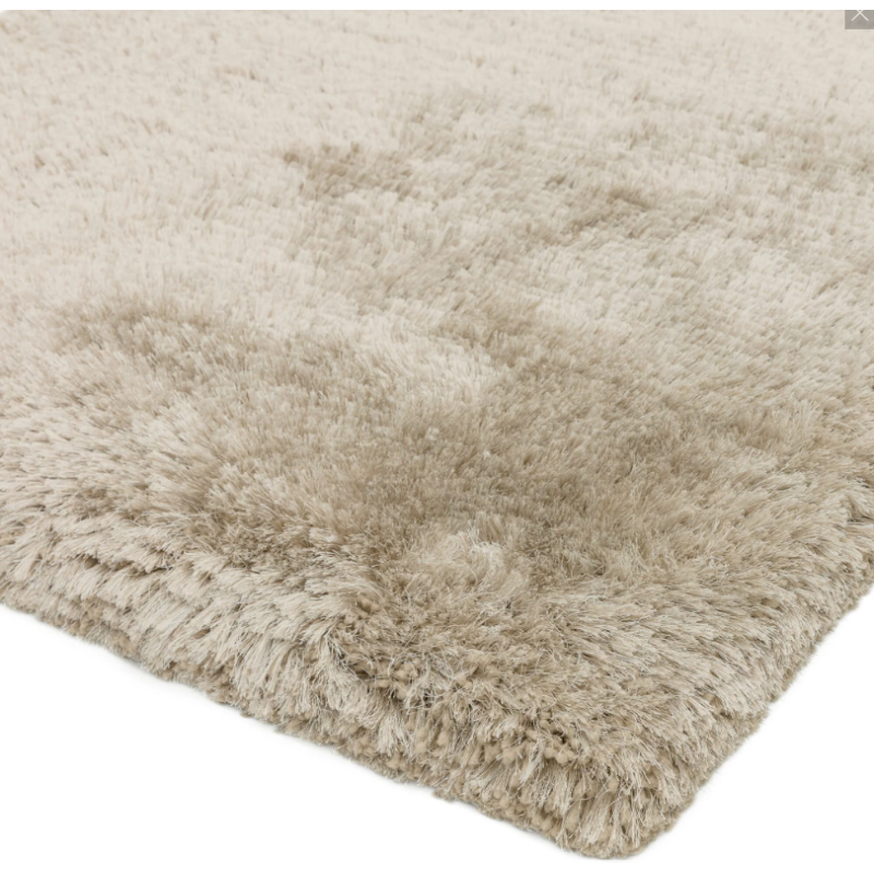 Tapis de chambre shaggy haute qualité forte épaisseur Monceau Beige