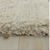 Tapis de chambre shaggy haute qualité forte épaisseur Monceau Beige