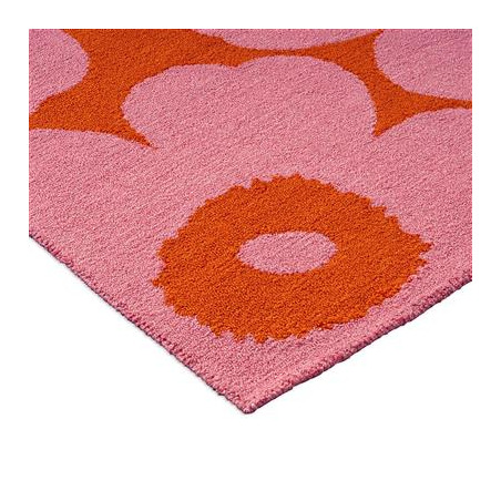 Tapis indoor/ outdoor en polypropylène Unikko rose zoom