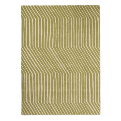 Tapisde salon en laine motif géométrique vert Kalasääski Marimekko