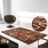 Tapis Intersection Marron par Carving Tapis Intersection Marron par Carving