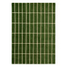 Tapis haut de gamme en laine vert Tiiliskivi par Marimekko