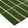 Tapis haut de gamme en laine vert Tiiliskivi par Marimekko côté