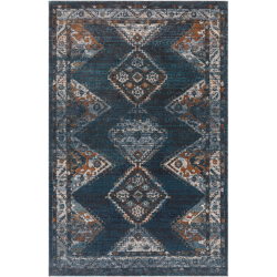 Tapis de salon traditionnel Persian Zola Bleu