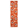 Tapis de couloir en laine orange Unikko par Marimekko