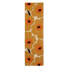 Tapis de couloir en laine miel Unikko par Marimekko